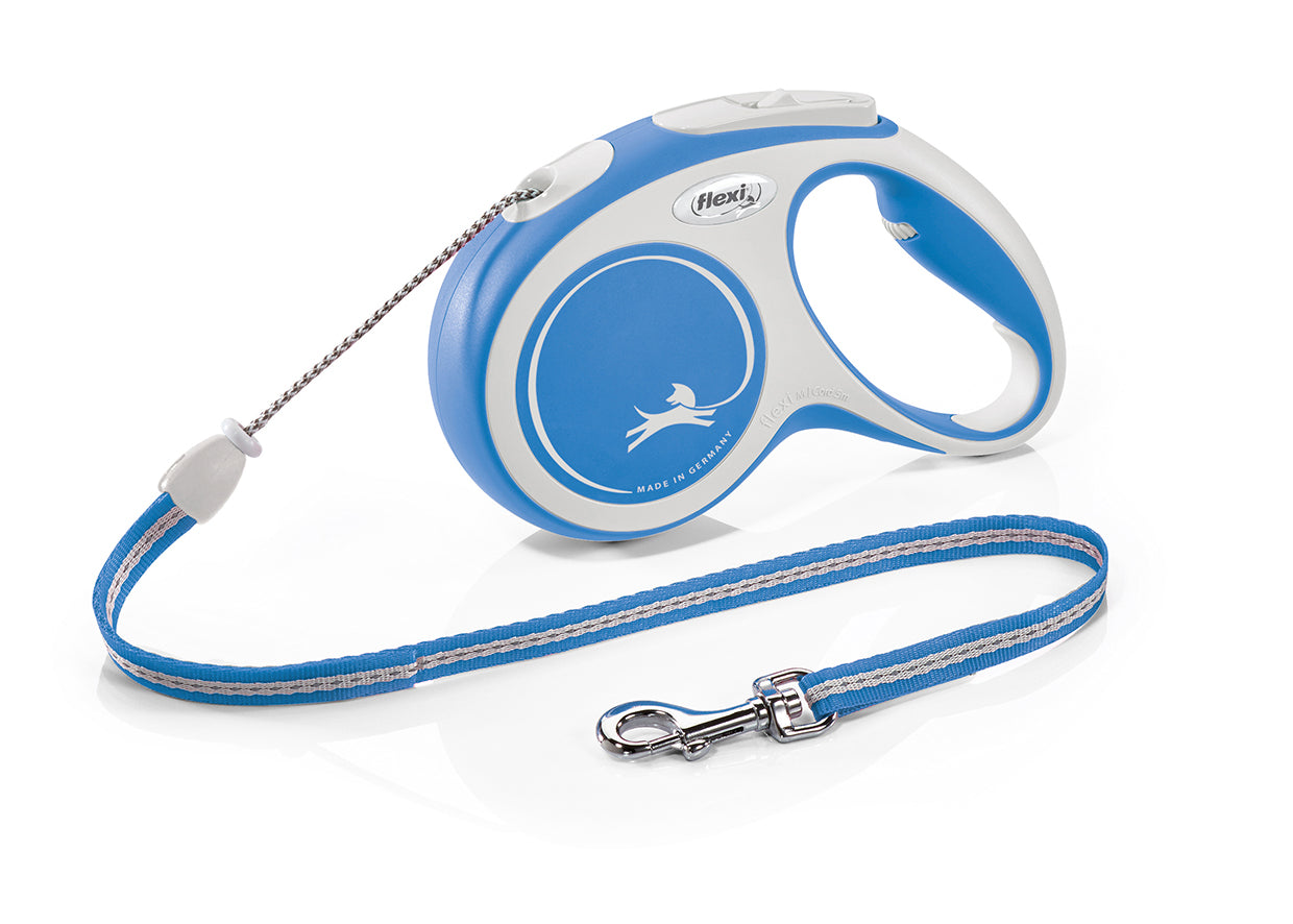 Flexi Comfort Retractable Cord Dog Leash 5m--Blue