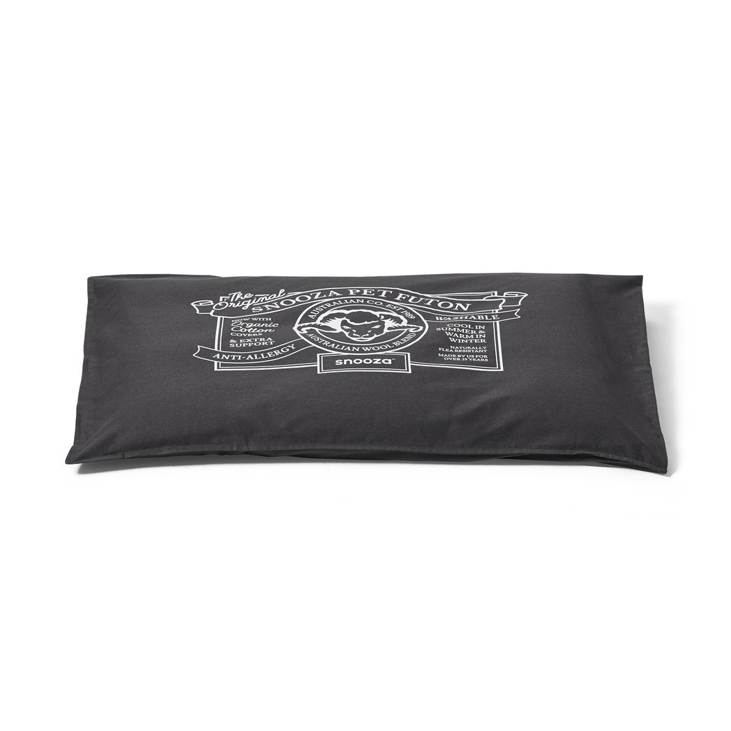 Snooza Organic Cotton Pet Futon--Charcoal