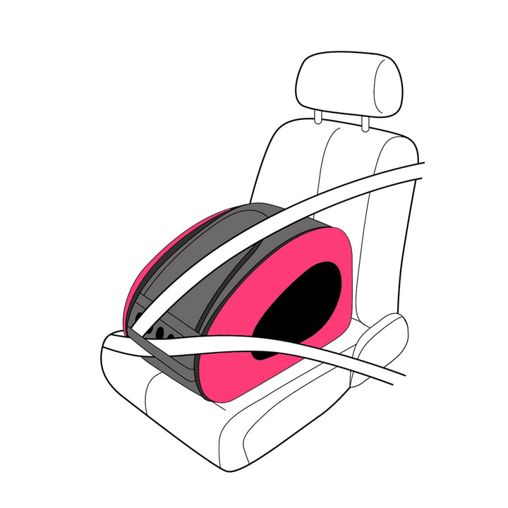 Ibiyaya 5-in-1 Combo EVA Pet Carrier / Stroller Up to 8KG-- Pink