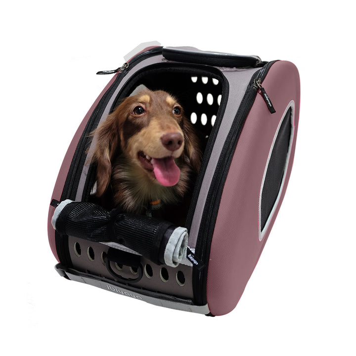 Ibiyaya 5-in-1 Combo EVA Pet Carrier / Stroller Up to 8KG-- Brown