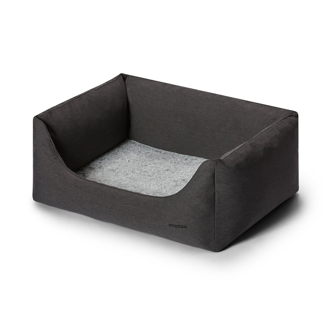 Snooza Ortho Nestler Dog Bed Indoor/Outdoor-- Charcoal