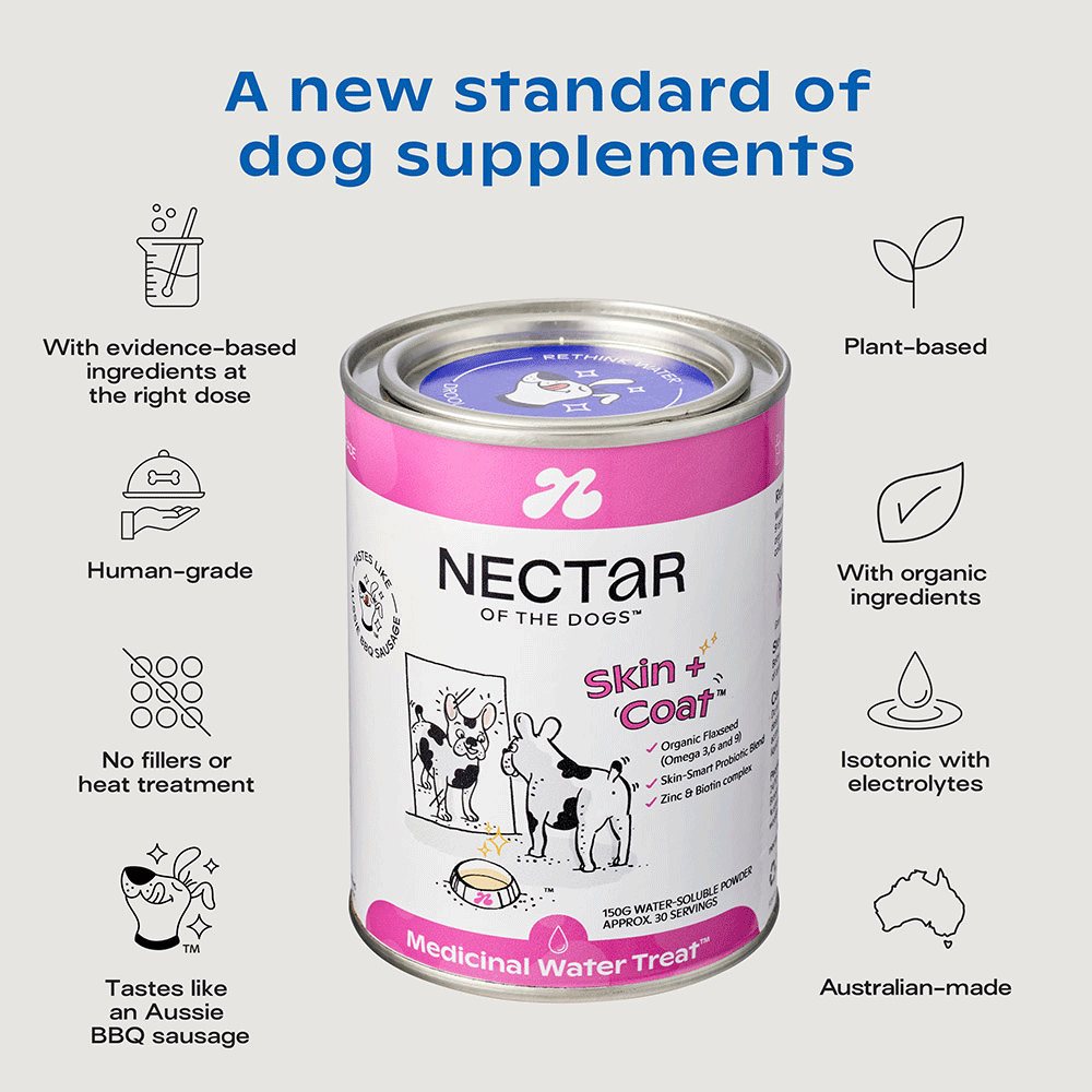 Nectar of the Dogs Skin + Coat Powder for Dogs 150g