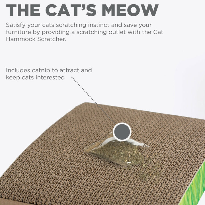 The Petstages Easy Life Hammock Cat Scratcher