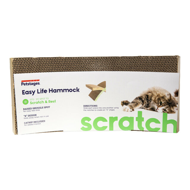 The Petstages Easy Life Hammock Cat Scratcher