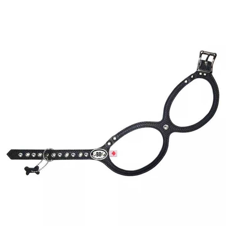 Buddy Belts BB Leather Harness Premium Black Muddy Paw Shop