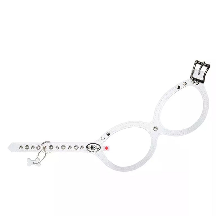 Buddy Belts (BB) Leather Harness –  Luxury – Whitecap