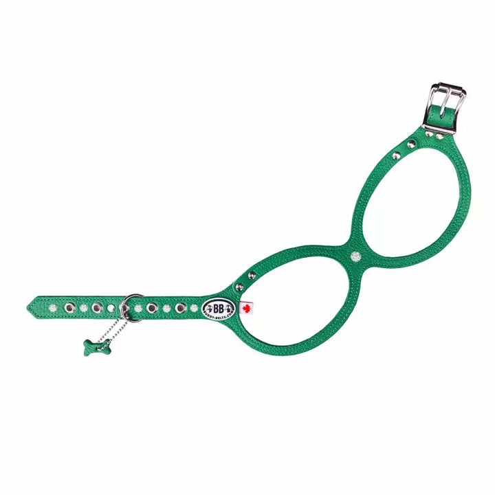 Buddy Belts (BB) Leather Harness –  Luxury – Emerald