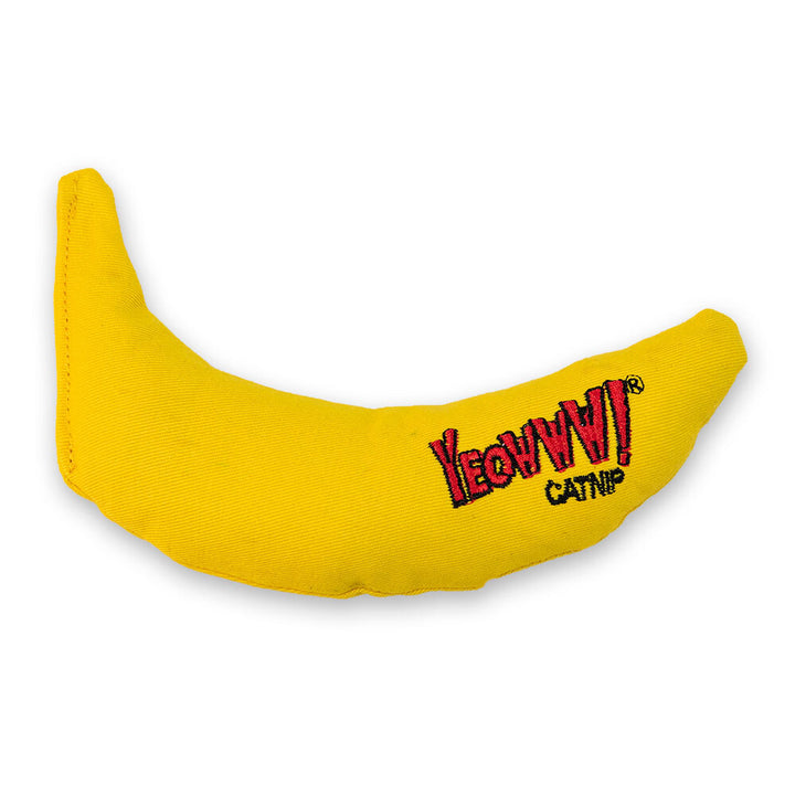 Yeowww! Banana Cat Toy with Pure American Catnip
